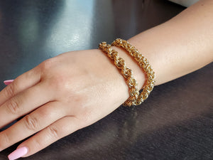 Gold Byzantine Chain Maille Bracelet