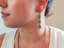 Load image into Gallery viewer, Tyrone, Campitos and Carico Lake Four Small Turquoise Earrings