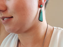 Load image into Gallery viewer, Kingman Long Triangle Earrings