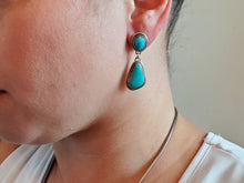 Load image into Gallery viewer, Kingman and Sleeping Beauty Earrings