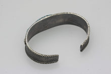 Load image into Gallery viewer, Kingman Turquoise Three Stone Bracelet