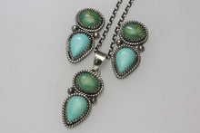 Load image into Gallery viewer, Campitos and Kingman Two Stones Earrings