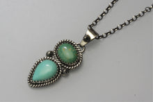 Load image into Gallery viewer, Campitos and Kingman Small Two Stones Pendant