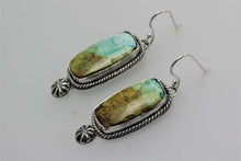 Load image into Gallery viewer, Turquoise Mountain Van Gogh Earrings