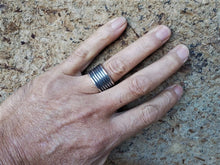 Load image into Gallery viewer, Sterling Silver Coil Band Ring