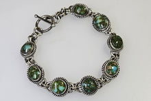 Load image into Gallery viewer, Sonoran Gold Turquoise Link Bracelet