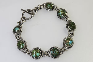 Sonoran Gold Turquoise Link Bracelet