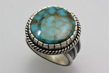 Load image into Gallery viewer, Turquoise Mountain Round Ring