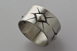 Spacecraft Silver Ring