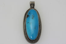 Load image into Gallery viewer, Kingman Turquoise Oval Pendant