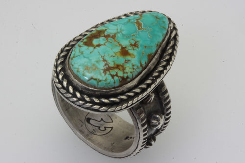 Royston Teardrop Turquoise Ring