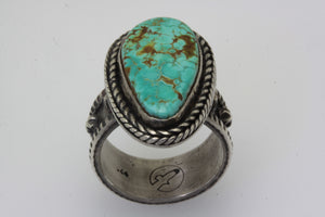 Royston Teardrop Turquoise Ring