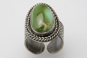 Moss Green Royston Adjustable Ring