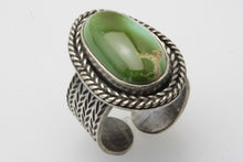 Load image into Gallery viewer, Moss Green Royston Adjustable Ring