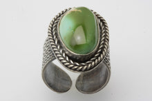 Load image into Gallery viewer, Moss Green Royston Adjustable Ring