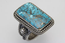 Load image into Gallery viewer, Ithaca Peak Rectangle Turquoise Ring