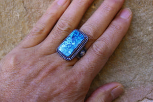 Ithaca Peak Rectangle Turquoise Ring