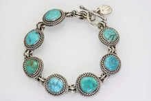 Load image into Gallery viewer, Nevada Turquoise Link Bracelet