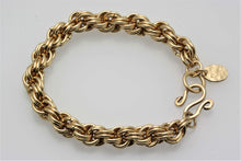 Load image into Gallery viewer, Gold Rope Chain Maille Bracelet