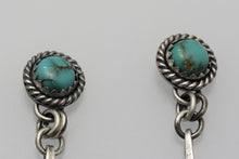 Load image into Gallery viewer, Water Bird with Carico Lake turquoise Earrings