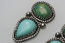 Load image into Gallery viewer, Campitos and Kingman Two Stones Earrings