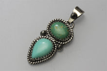 Load image into Gallery viewer, Campitos and Kingman Small Two Stones Pendant