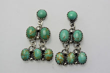 Load image into Gallery viewer, Campitos and Kingman Six Small Stones Earrings