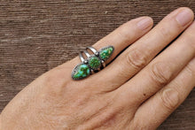 Load image into Gallery viewer, Sonoran Gold Three Stones Ring